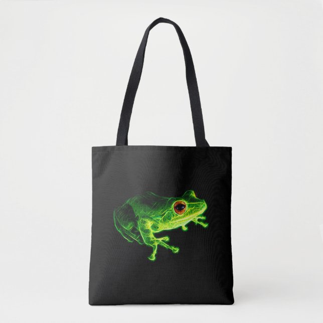 Grüner Frosch Tasche (Vorderseite)