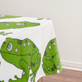 Grüner Frosch Tischdecke