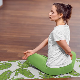 Grüner Frosch Yogamatte