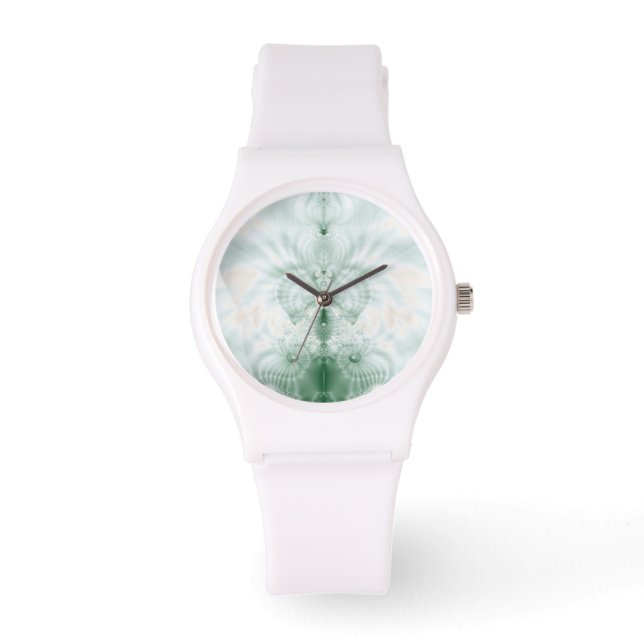 Grüner Frühling Armbanduhr (Vorderseite)