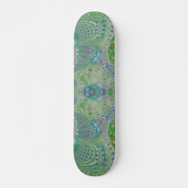 Grüner Frühling Skateboard (Vorne)