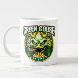Grüner Gänse Schädel Vilseck Jumbo-Tasse