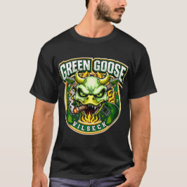 Grüner Gänse Schädel Vilseck T-Shirt