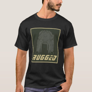 Grüner, geckneter Gek Man Holding Head Denkende T-Shirt