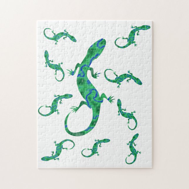 Grüner Gecko (Vertikal)