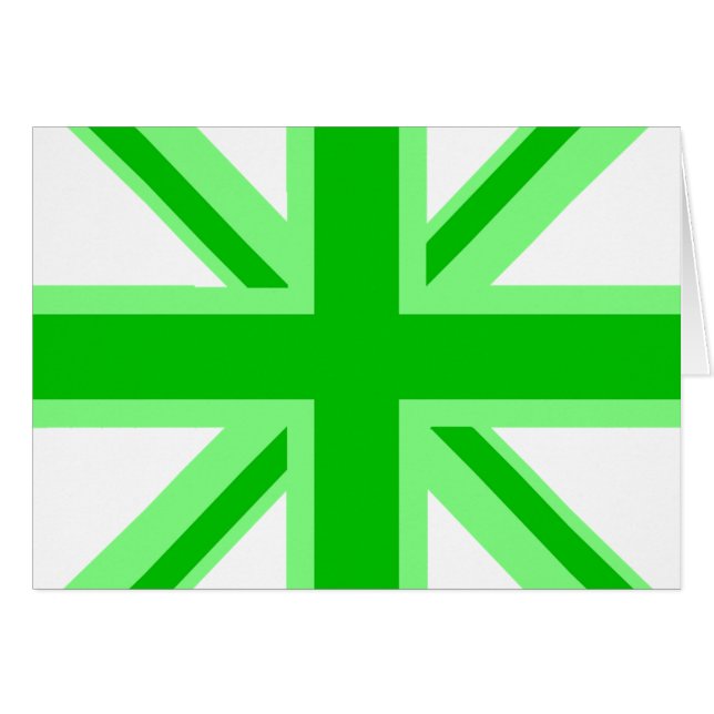 Grüner Gewerkschafts-Jack (Vorderseite (Horizontal))
