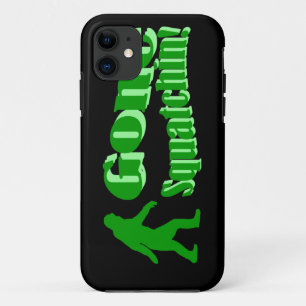 Grüner gezogener Squatchin-Slogan Case-Mate iPhone Hülle