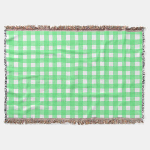 Grüner Gingham Decke