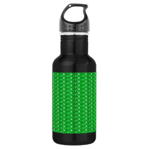 Grüner Glitzer Trinkflasche