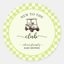 Grüner Golf Thema Babyparty