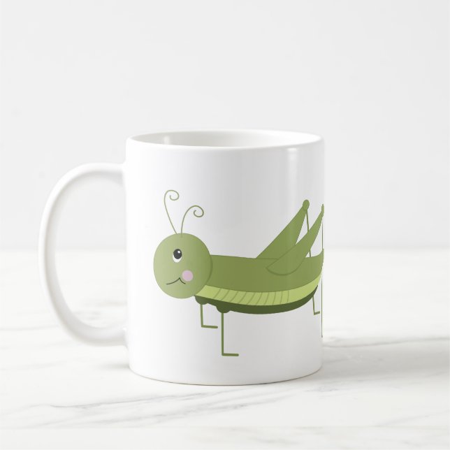 Grüner Grasshopper Kaffeetasse (Links)
