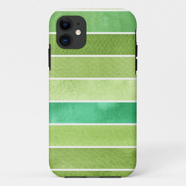 grüner großer Aquarellhintergrund - Aquarell Case-Mate iPhone Hülle (Rückseite)