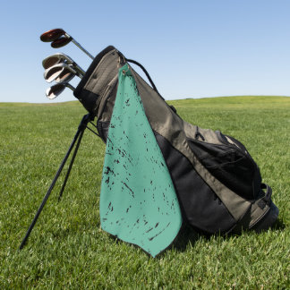 Grüner Grunge-Stil Golfhandtuch