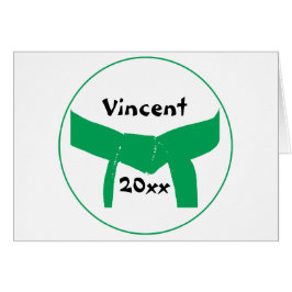 Grüner Gürtel für Kampfkunst