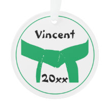 Grüner Gürtel für Kampfkunst