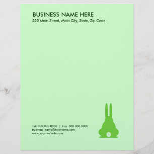 Grüner Hase Briefkopf