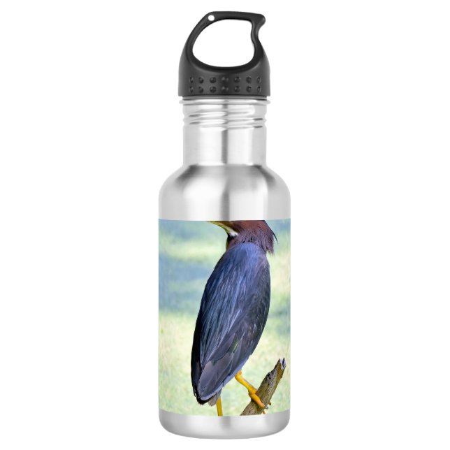 Grüner Herzog Edelstahlflasche (Vorderseite)