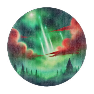 grüner Himmel Schneidebrett