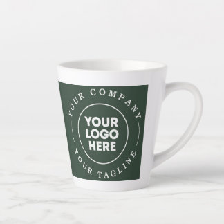 Grüner Hintergrund Ihr Logo hier Tasse