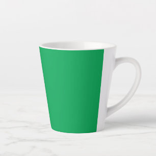 grüner Hintergrund mit weißem Rand Milchtasse