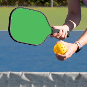 Grüner Hintergrund und weiße Grenze für ein modern Pickleball Schläger
