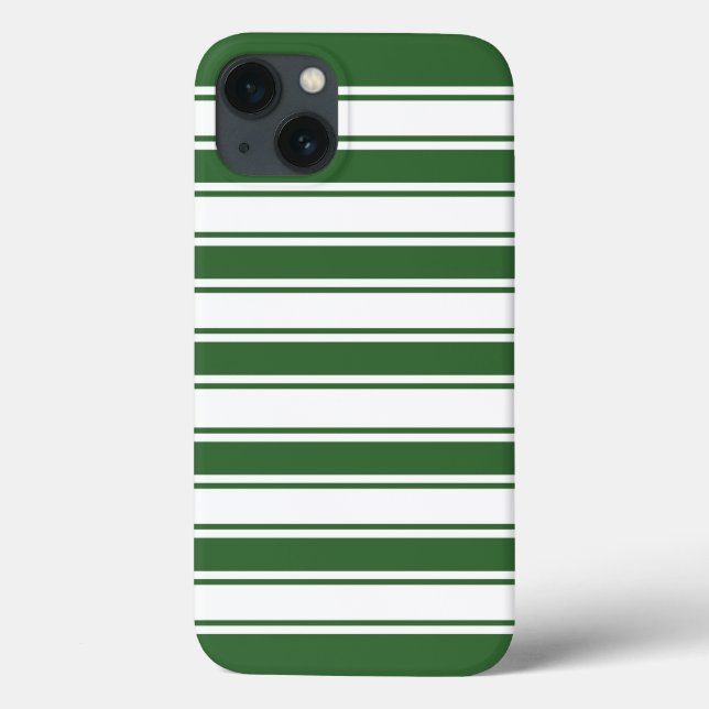 Grüner Horizontalstreifen Case-Mate iPhone Hülle (Rückseite)