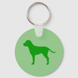Grüner Hund Schlüsselanhänger