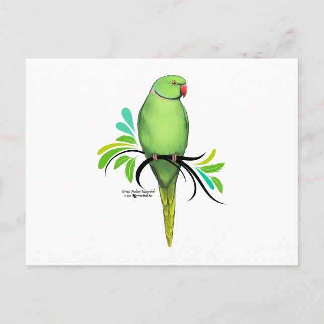 Grüner Indianerapfel Postkarte (Vorderseite)