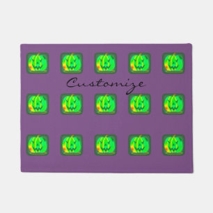 Grüner Jack oder Laterne Halloween Thunder_Cove Fußmatte