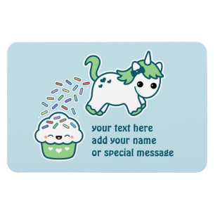 Grüner kackender Unicorn Magnet