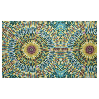 Grüner Kaleidoskop Sommerstoff Stoff