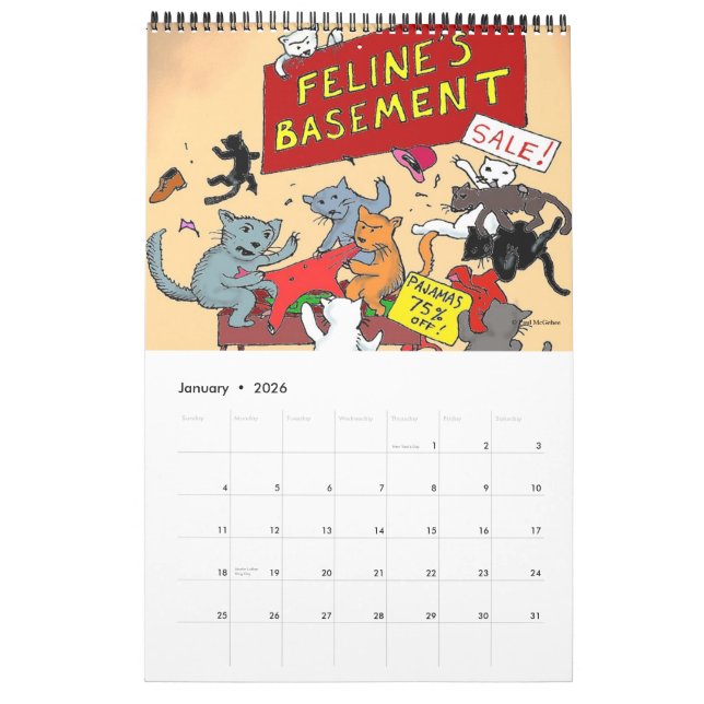 Grüner Kalender 2015 (Jan 2026)