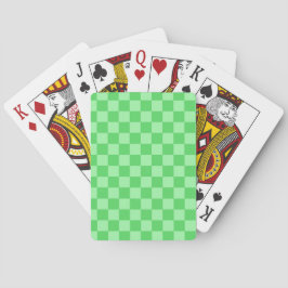 Grüner Karo Spielkarten