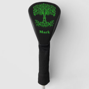 Grüner Keltenbaum Golf Headcover