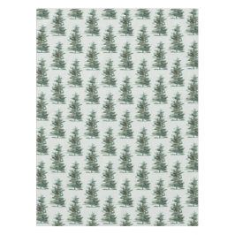Grüner Kiefernbaum Tischdecke