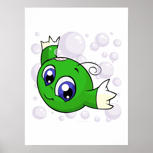 Grüner Kiko durch den Kiko-See schwingt Poster (Vorne)