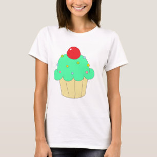Grüner kleiner Kuchen T-Shirt