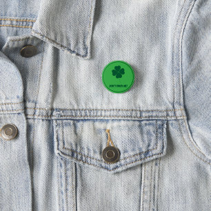 Grüner Knopf für St. Patrick's Day Button