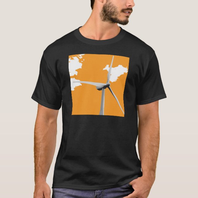 Grüner Knowes Windpark T-Shirt (Vorderseite)