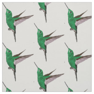 Grüner Kolibri Stoff