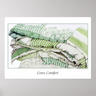 Grüner Komfort Poster