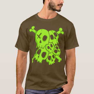 Grüner Kopf T-Shirt