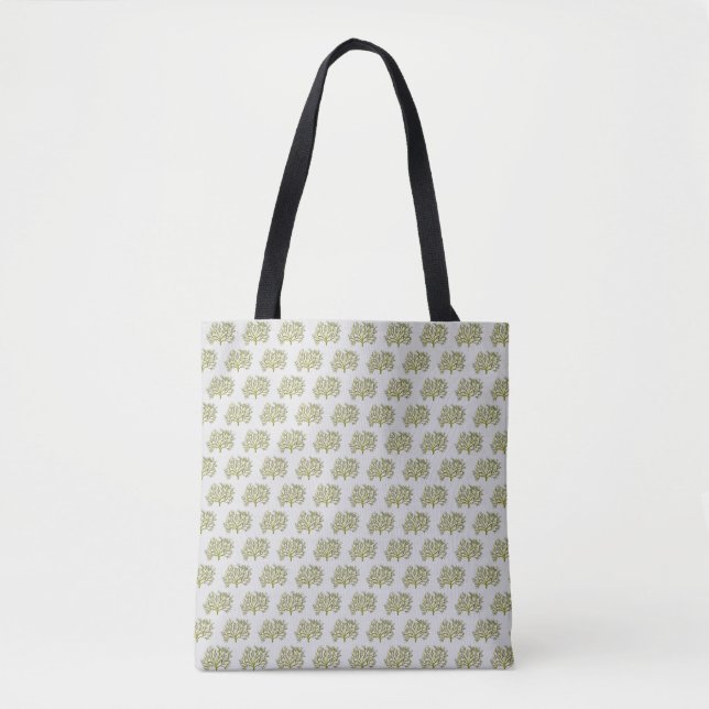 Grüner Korallenbaum Tasche (Vorderseite)