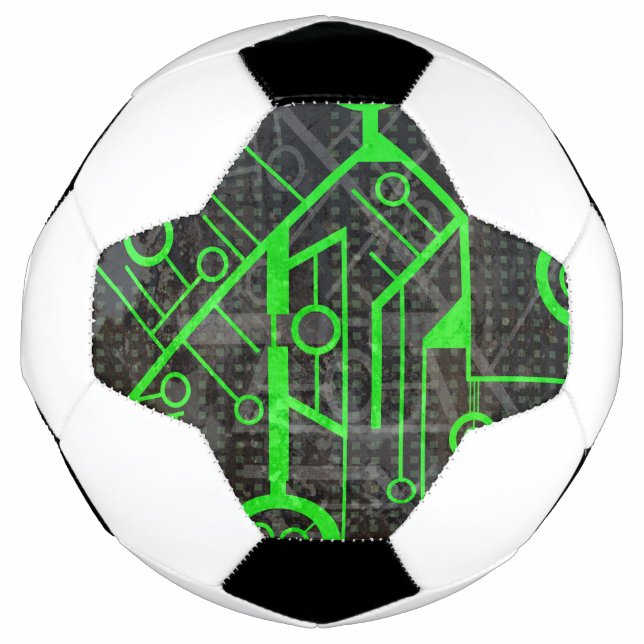 Grüner Kreis Fußball (Vorderseite)