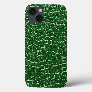 Grüner Ledereffekt-Muster Case-Mate iPhone Hülle