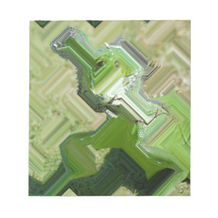 Grüner Leguan Notizblock