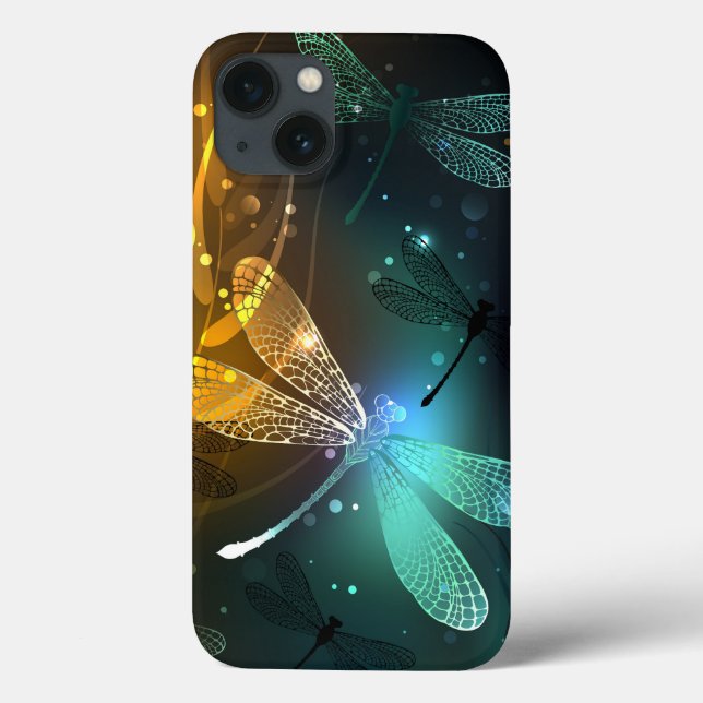 Grüner Libellenflug Case-Mate iPhone Hülle (Rückseite)