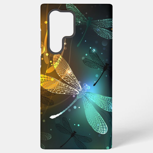 Grüner Libellenflug Samsung Galaxy Hülle (Rückseite)