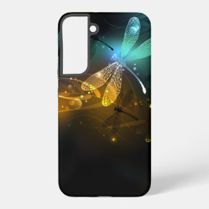 Grüner Libellenflug Samsung Galaxy Hülle