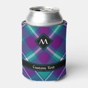 Grüner, Lila und blauer Tartan Dosenkühler